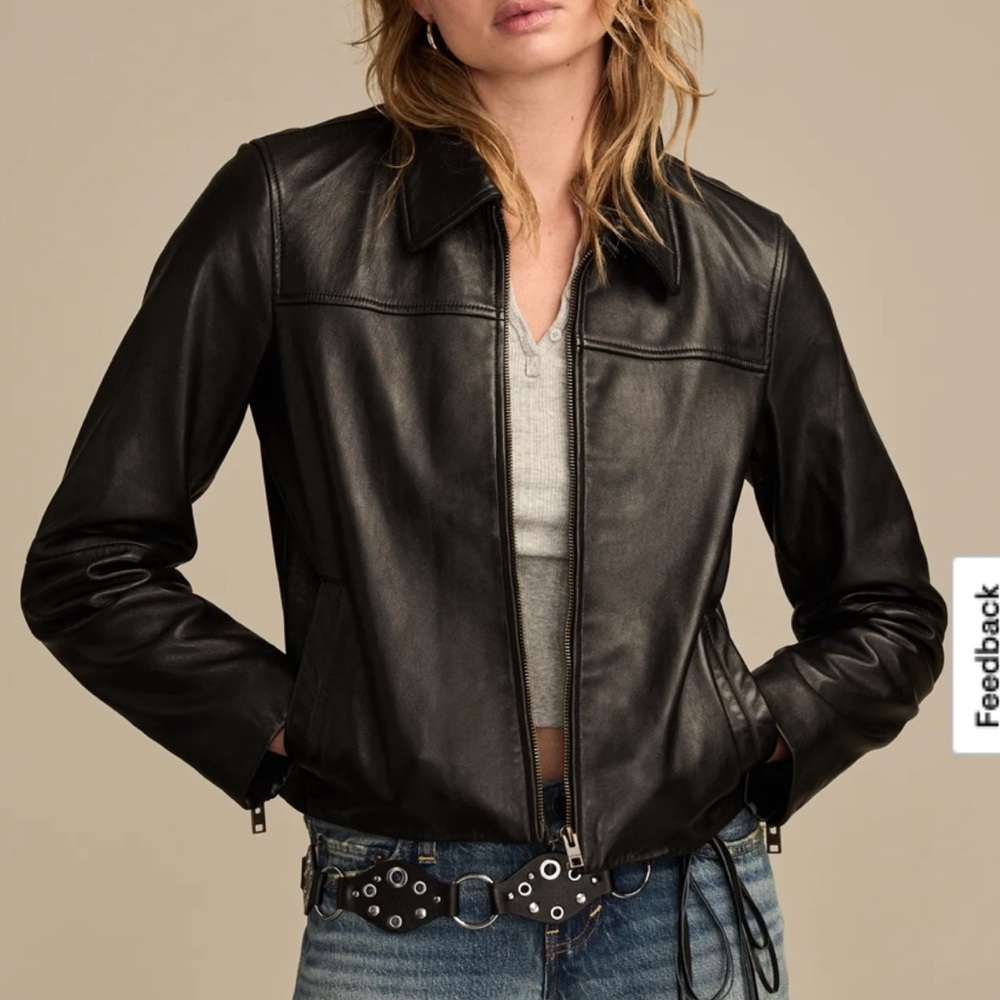 Lucky Brand Black Leather Jacket